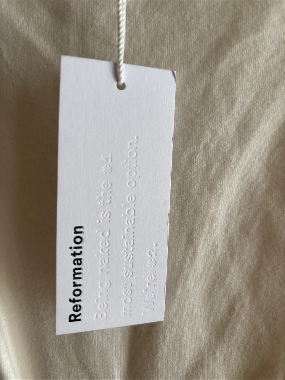 Reformation White Sleeveless Flared Mini Dress - Picture 5 of 7